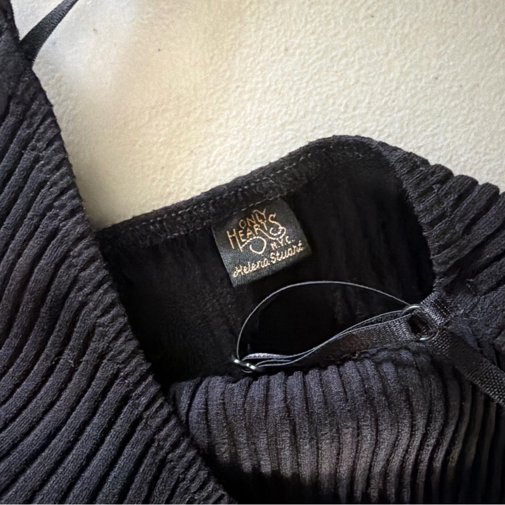 Only Hearts Black Ribbed Maxi Dress - Picture 4 of 6